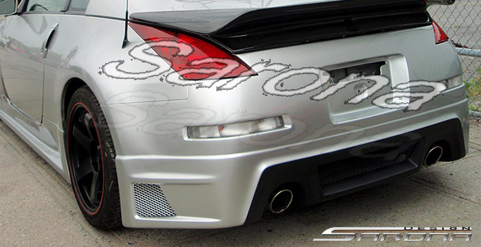 Custom Nissan 350Z  Coupe Rear Lip/Diffuser (2003 - 2008) - $520.00 (Part #NS-014-RA)